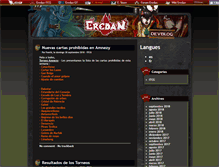 Tablet Screenshot of bloges.eredan.com